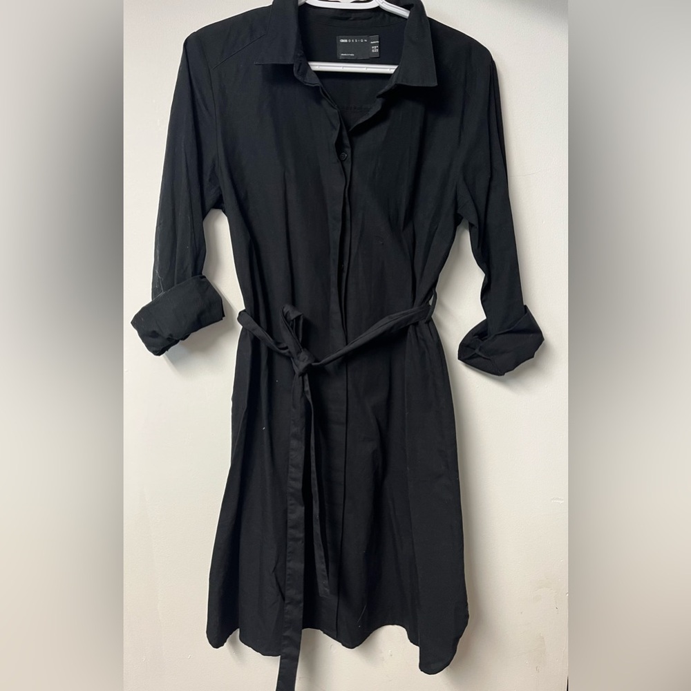 ASOS Maternity Black Trench Coat